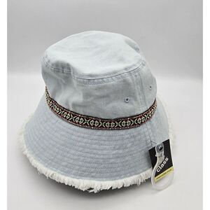 Cotton Bucket Hat ~ OSFM ~ Beach Vacay Boho New